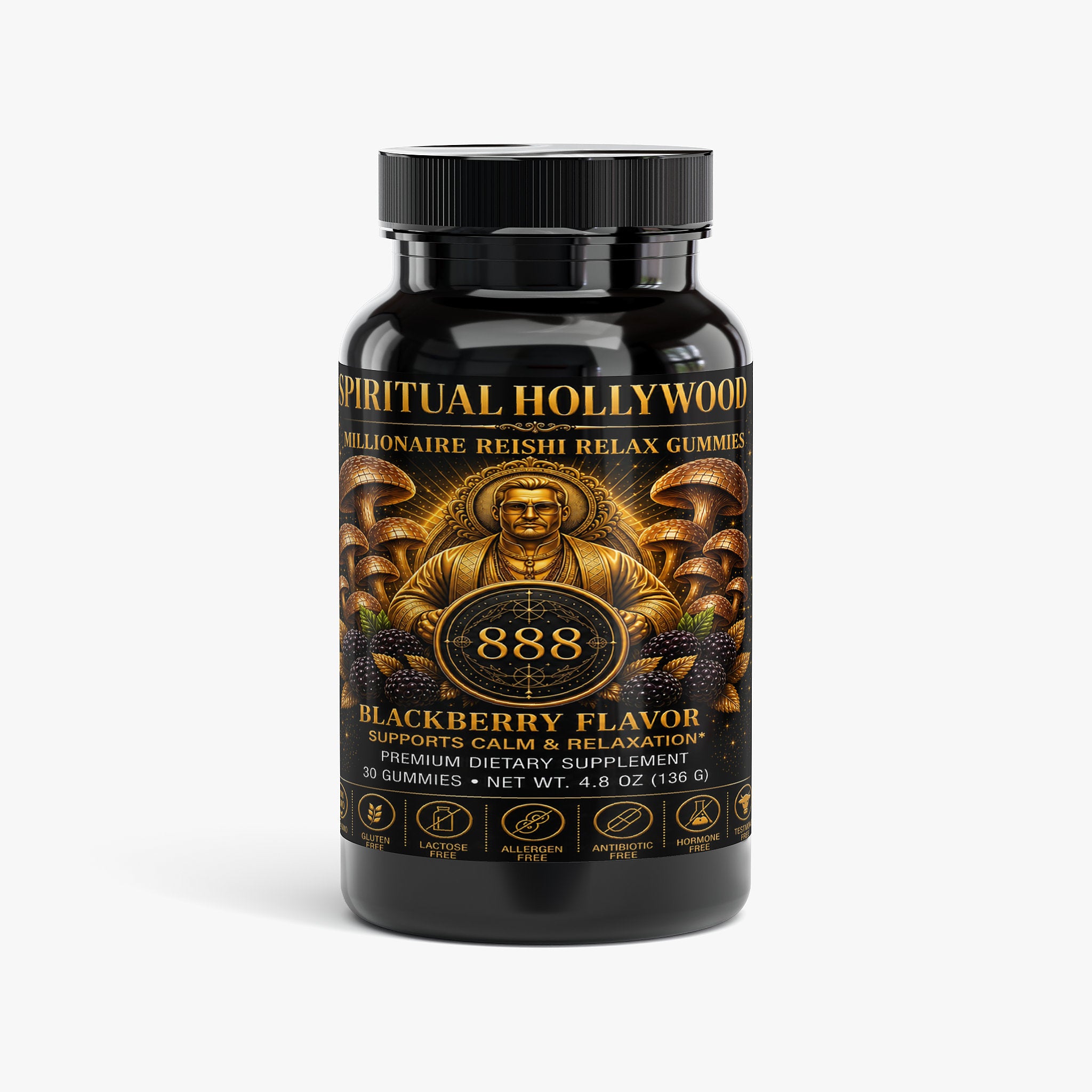 Spiritual Hollywood's Millionaire Reishi Relax Gummies