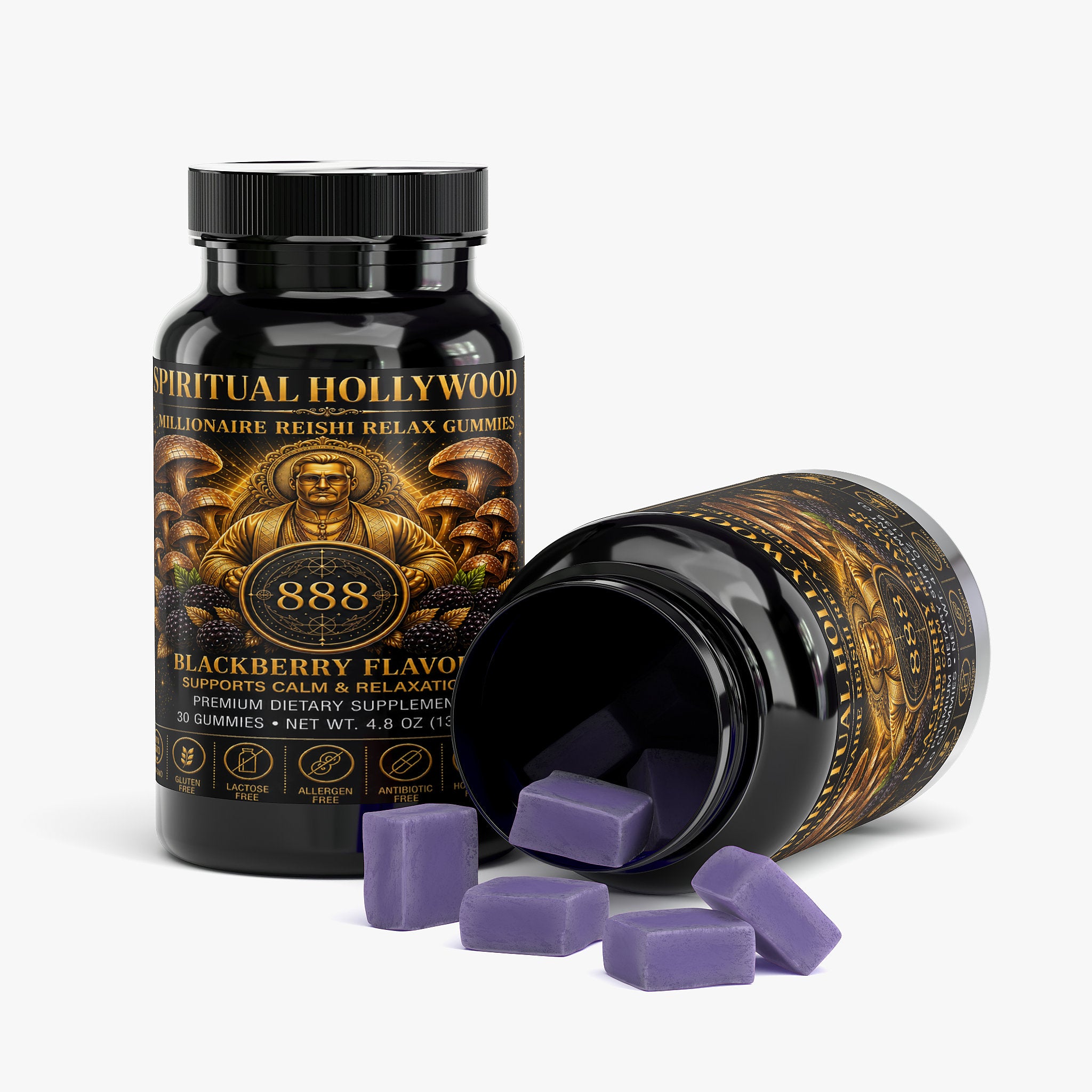 Spiritual Hollywood's Millionaire Reishi Relax Gummies