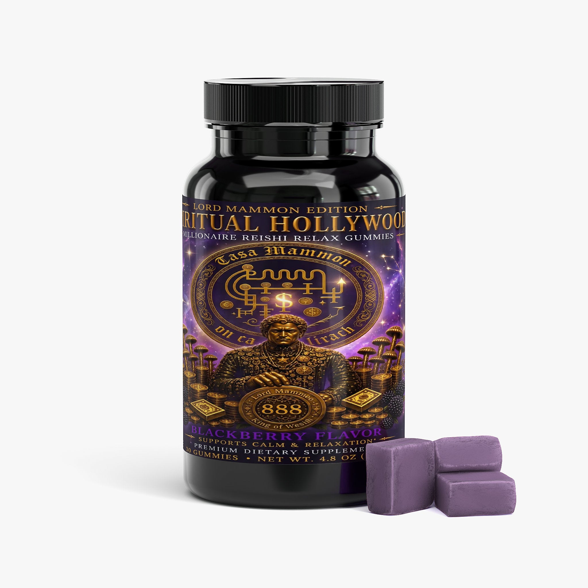 Millionaire Reishi Relax Gummies Lord Mammon Edition