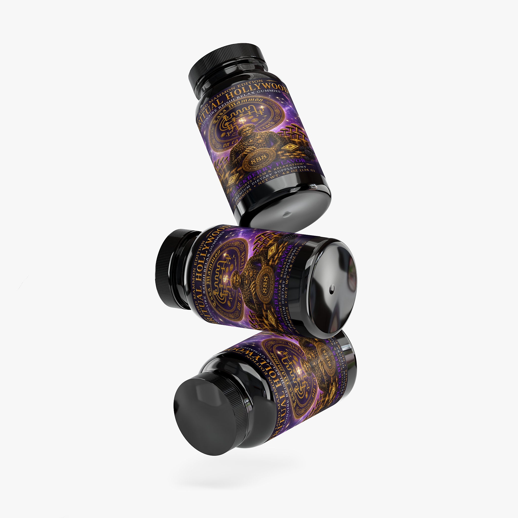 Millionaire Reishi Relax Gummies Lord Mammon Edition
