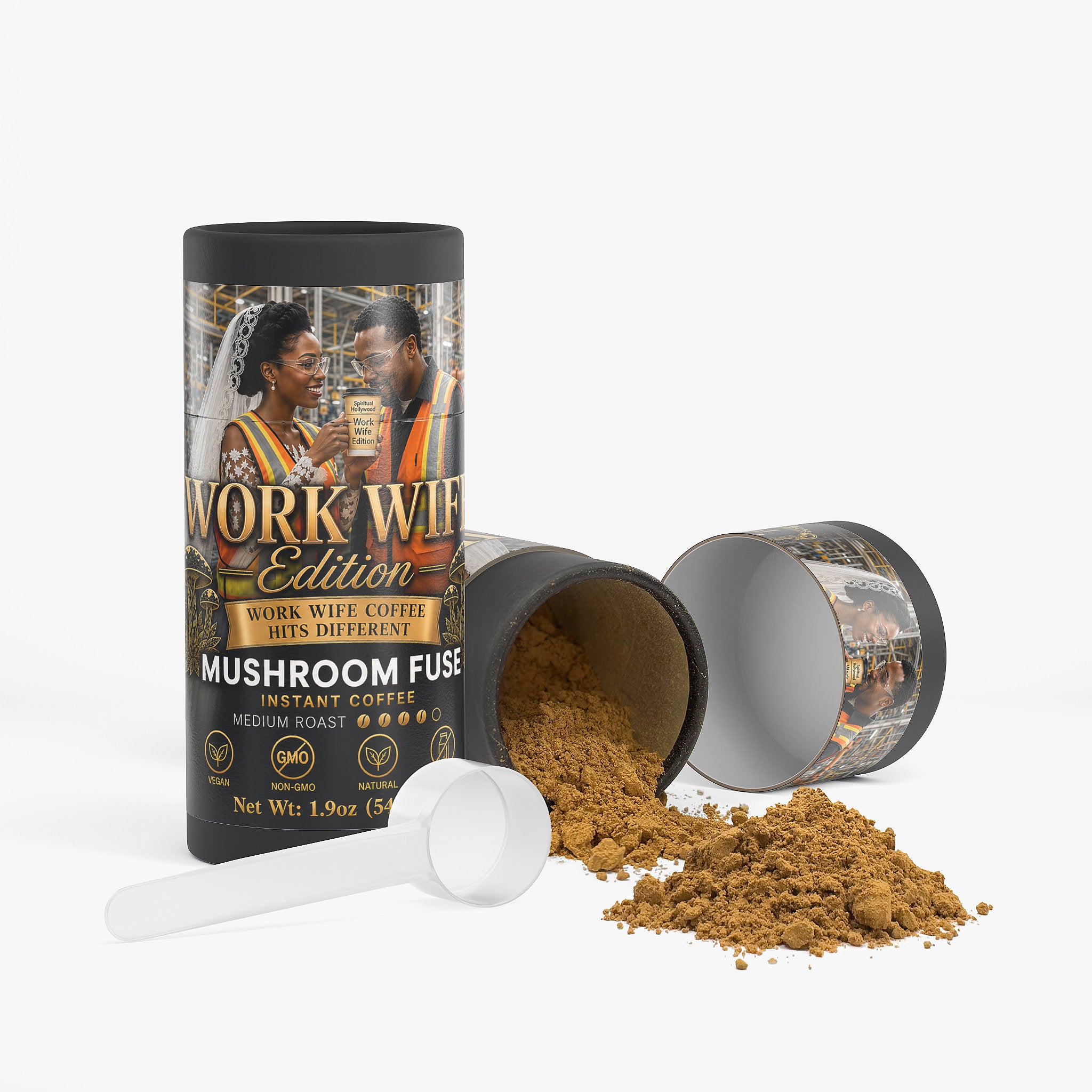 Work Wife Edition Mushroom Fuse Instant Coffee (Medium Roast)