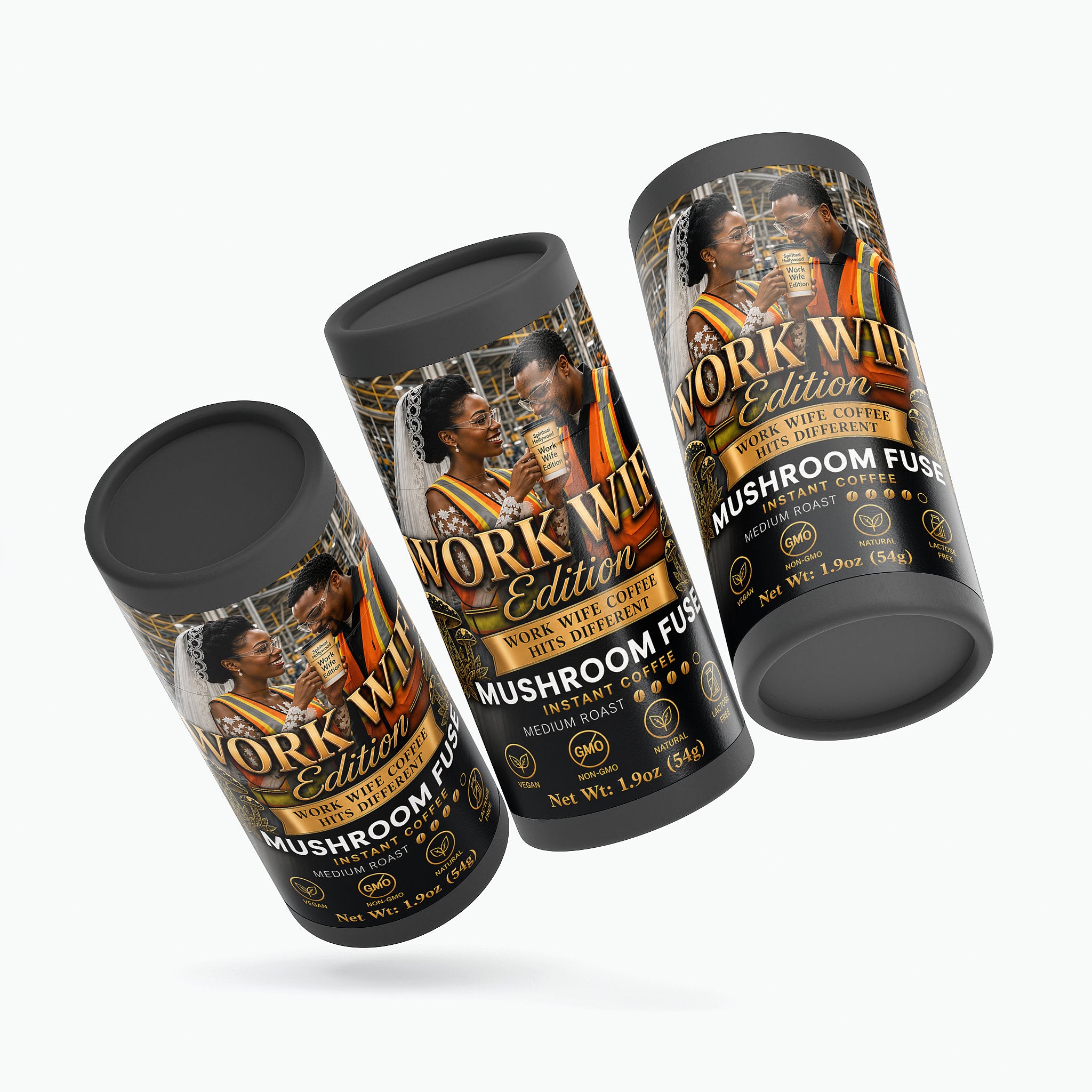 Work Wife Edition Mushroom Fuse Instant Coffee (Medium Roast)