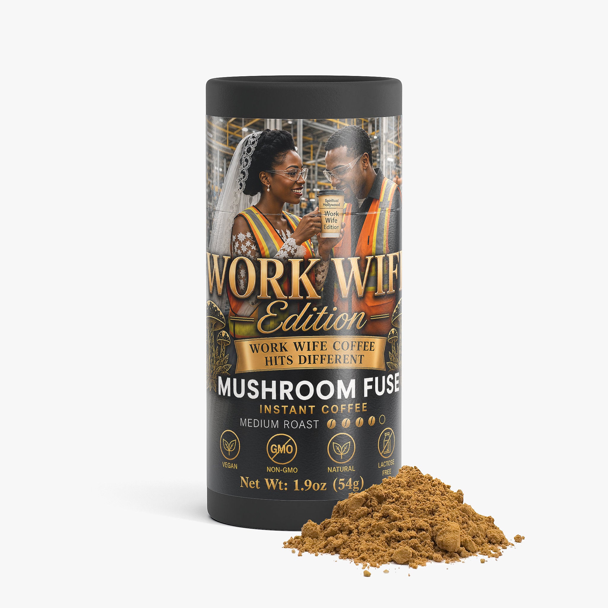 Work Wife Edition Mushroom Fuse Instant Coffee (Medium Roast)